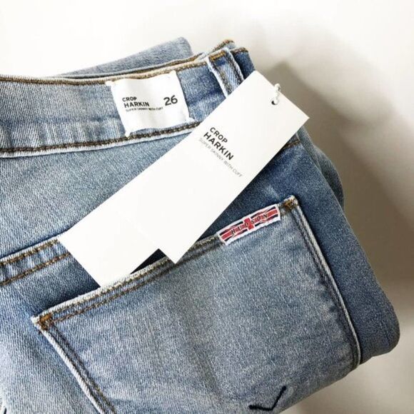 HUDSON Harkin Distressed Skinny Cropped Cuff Jeans - Picture 10 of 10